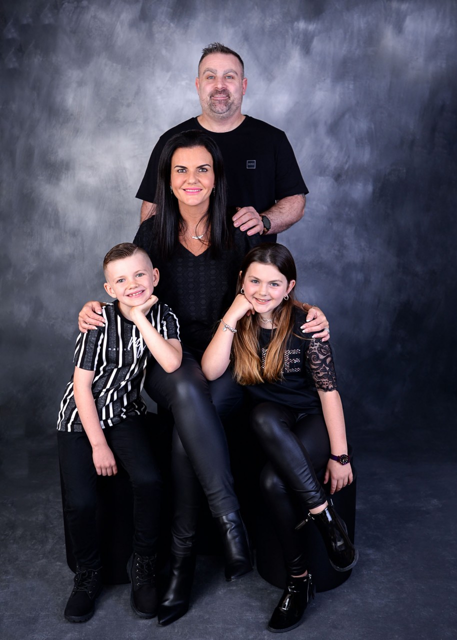 Family photography session of the Quigley family