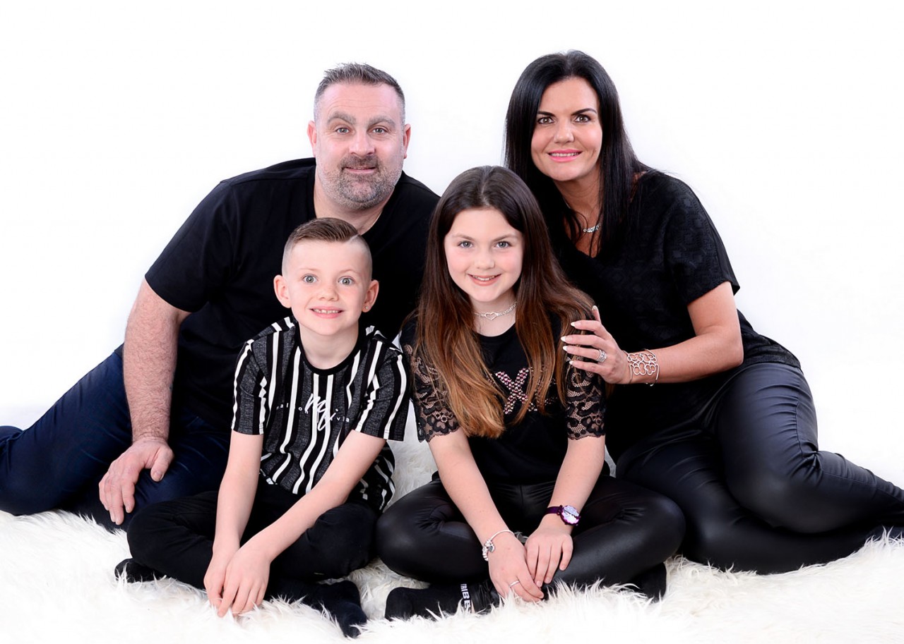 Family photography session of the Quigley family