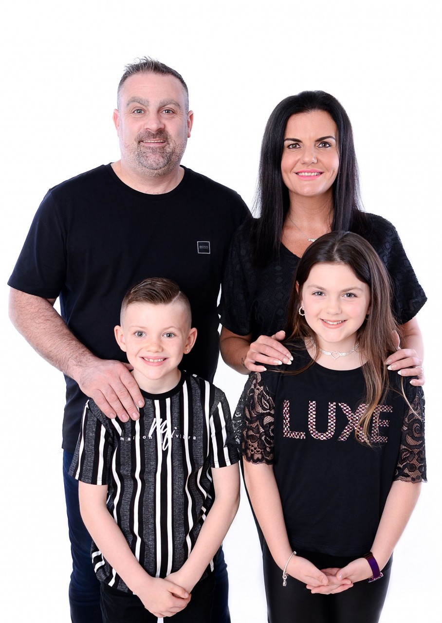 Family photography session of the Quigley family