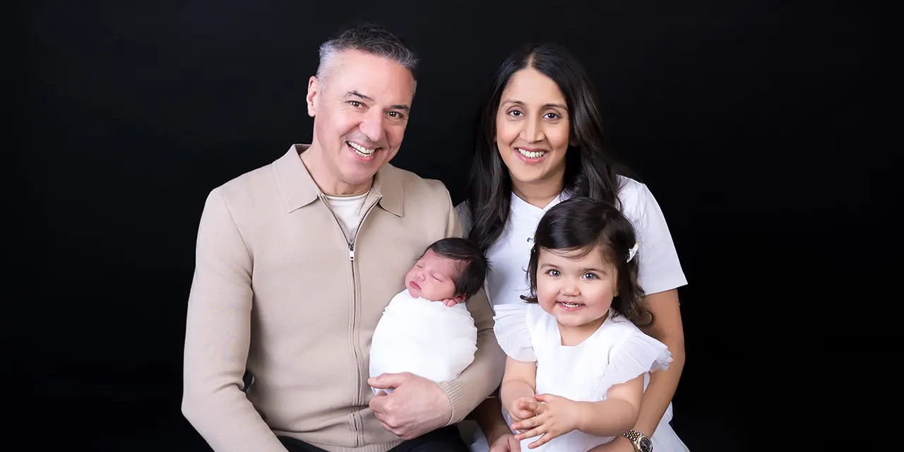 The Zaman Family's Newborn and Family Photoshoot