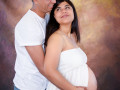 Woman With Husband Maternity Photograph