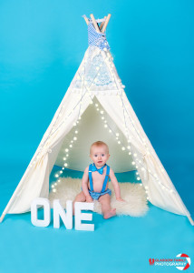 Colton Cake Smash Photography - Glasgow