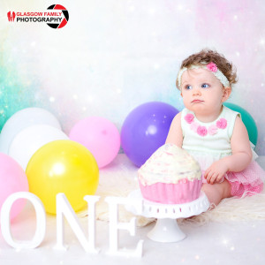 Baby Girl Cake Smash Photography