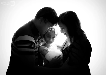 family photography glasgow studio silhouette